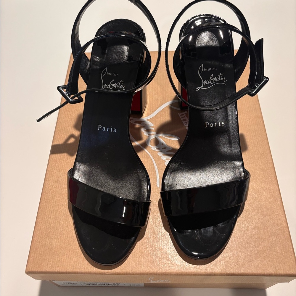 Christian Louboutin Glossy Black Heels